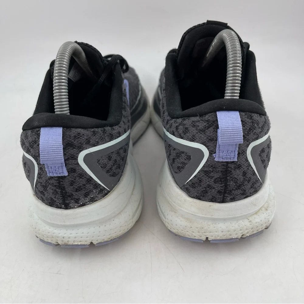 Brooks Women’s Trace 3-SZ 10-Blackened Pearl Skylight Iris Lace-Up Running Shoe